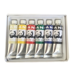 [PEEAPA6GI] - PEINTURE A EAU PANDA DE 6 COULEUR GIXIME G0124  DJIAD 9006